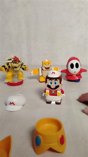 Lego fire mario got new big cap #supermario #legotoys #legosupermario