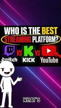 Whats the best streaming platform? #kickstreaming #youtubestreaming #twitchstreamer #streamer