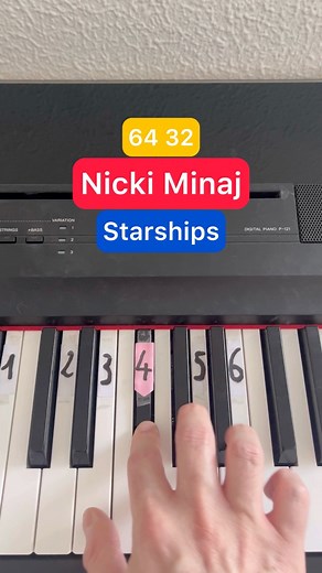 7.6K views · 42 reactions | Nicki Minaj - Starships #pianotutorial #pianolessons Oh Mon Piano | Oh Mon Piano | Facebook