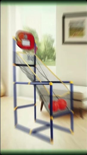 ￼Kids Basketball Hoop Arcade Game Mini Indoor Basketball Stand Set Shooting Toys Basketball Game