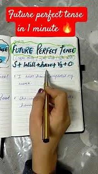 Future Perfect Tense | Rules, Examples & Trick | English Grammar Full Explanation |#shorts #english