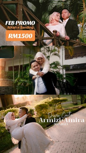 Promosi Video Wedding Package!!! Valid booking on February only🤫 #weddingmalay #weddingjohorbahru
