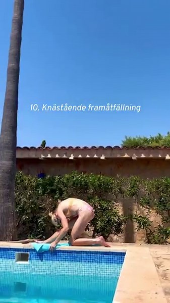 12 ”POOL” YOGA POSES 🌊