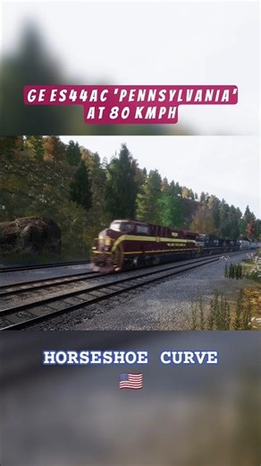 GE ES44AC #trainsimworld #trainspotter #usarailway #shortvideo #shorts #trainspotting #dieselengine