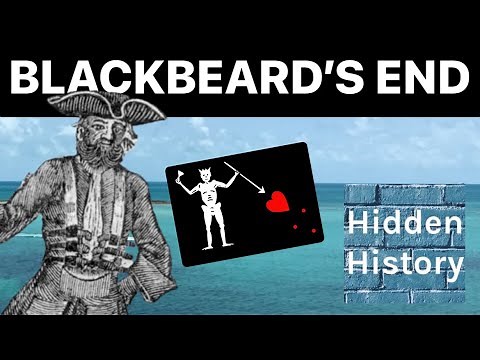 The incredible death of the pirate Blackbeard Edward Teach