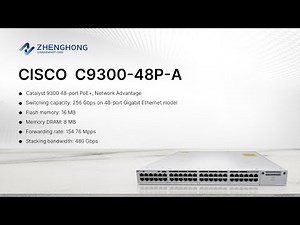 Cisco Catalyst 9300 Series C9300-48P-A Display (On sales)