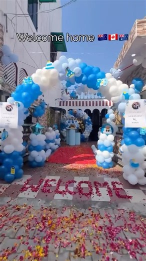 Welcome baby boy decoration ideas,baby welcome decoration at home,balloon decoration