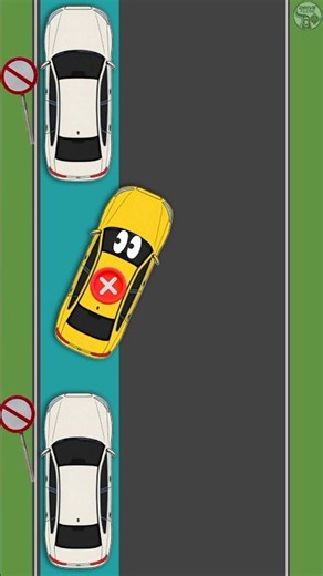 How to Park Straight Correctly 🚗 | Avoid Wrong Parking Angle | 2D Driving Tutorial.