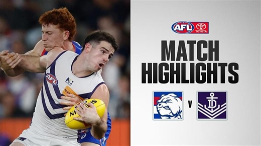 Highlights: Western Bulldogs v Fremantle