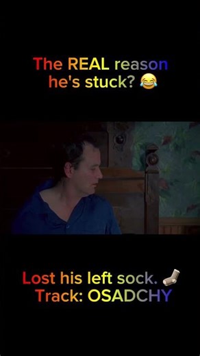 The real reason he's stuck in Groundhog Day 🧦 (Osadchy - Left sock)
