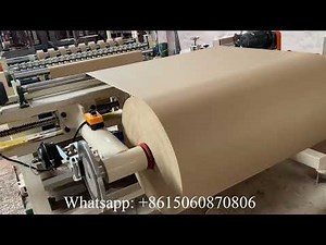 Good price automatic kraft paper slitting machine