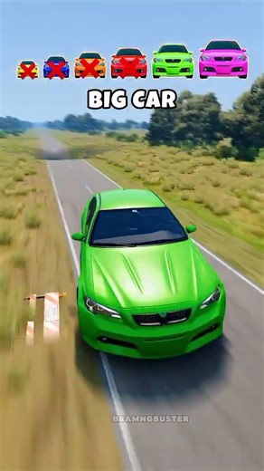 Big & Small car vs giant