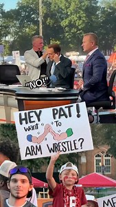 145K views · 6.6K reactions | Who’s winning this arm wrestling match?  | College GameDay | Facebook