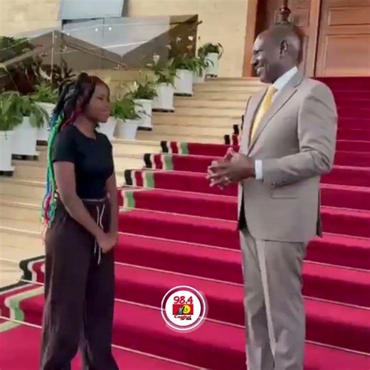 Truphena Muthoni meets President Ruto after tree hugging feat.