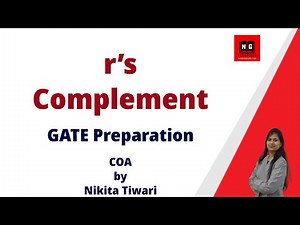 Complement of a Number | r's Complement | r-1's Complement | COA | GATE | PART-1