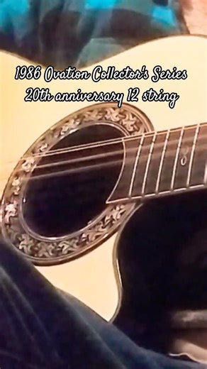 1986 Ovation Collector's Series 12 String Try Out. #ovationguitars #vintageguitars #rareguitars