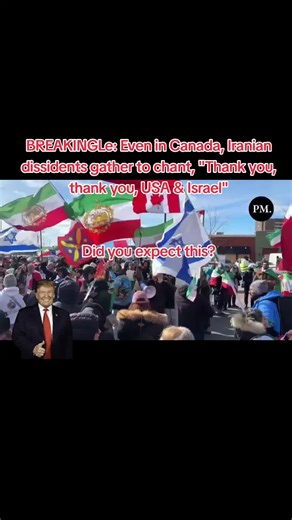 BREAKINGLe: Even in Canada, Iranian dissidents gather to chant,