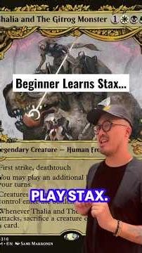 When beginners learn Stax 👀#mtg #magicthegathering #edh