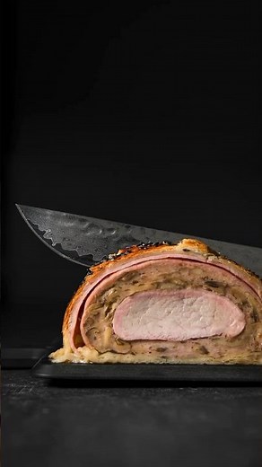 Schweinsfilet im Teig #rezept