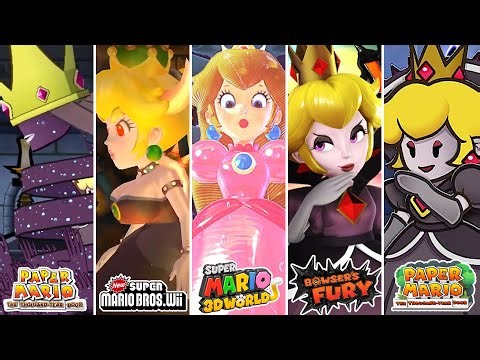 Evolution of Evil Peach in Super Mario Games [2004-2024] (HD)
