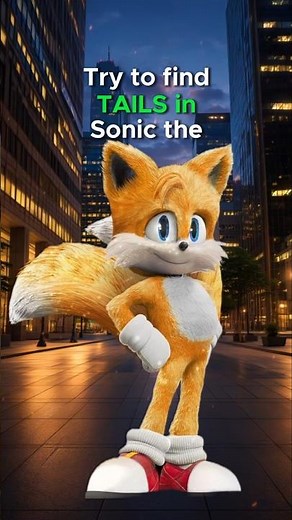 Try to Find Tails in Sonic the Hedgehog Movie 🔎