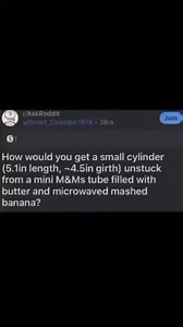 When you get your "cylinder" stuck