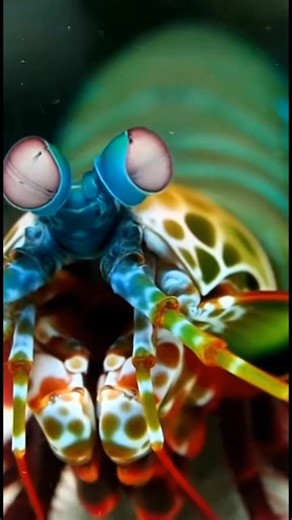 Meet the ocean's most colorful (and dangerous!) boxer right inside its aquarium tank! 🏠 This stunning Peacock Mantis Shrimp is showing off its psychedelic colors 🎨 and high-tech weaponry. Watch as it uses its alien-like eyeballs 👁️👁️ to scan in every direction at once, then suddenly kicks up a cloud of sand 💨 as it investigates the floor. It's a mix of pure neon beauty and "don't mess with me" energy! 🥊✨ #wildanimals #animals #animallover #animalphotography #aquarium #aquariumlife #marine 