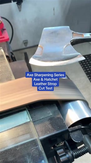Axe Sharpening Techniques: Leather Strop and Polish