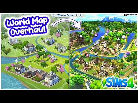 World Map Mod You Need In Your Game 🗺 The Sims 4