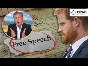'Spineless': Piers Morgan blasts Harry's 'attack on First Amendment'
