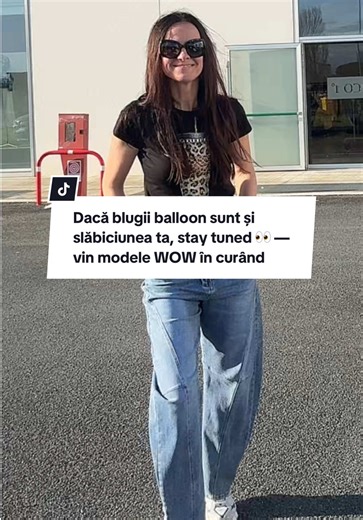 Dacă blugii balloon sunt și slăbiciunea ta, stay tuned 👀 — vin modele WOW în curând 🤩 #fy #fyp #jeans #fashionland