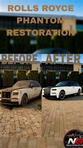 Rolls Royce phantom restoration 🚗 #restoration #viral