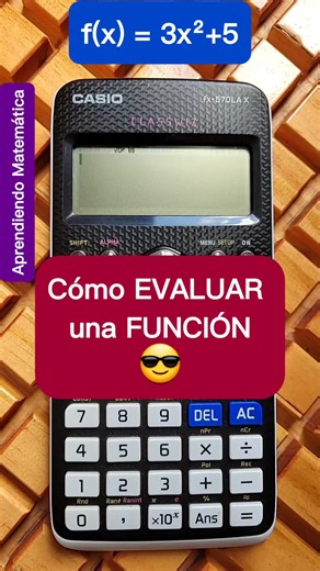 Cómo EVALUAR cualquier FUNCIÓN en la CALCULADORA CIENTÍFICA 🤔 Podés encontrar toda la línea CASIO en www.calculadoras.ar Instagram de Casio Argentina: https://www.instagram.com/calculadoras.ar/