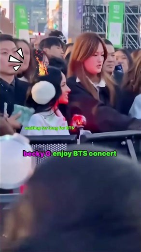 Becky G enjoy BTS concert