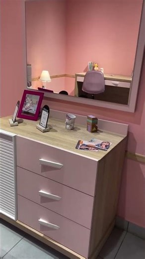 Dream Pink Bedroom Tour for Girls Study Table & Bed Design 2024 🎀