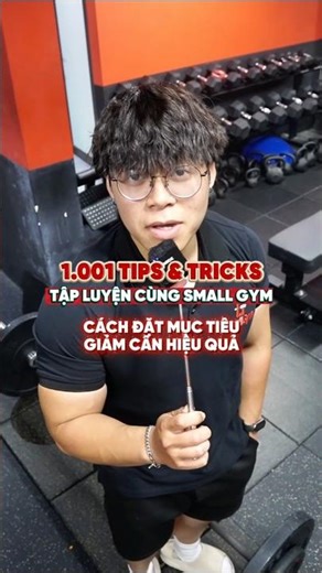 CÁCH ĐẶT MỤC TIÊU GIẢM CÂN HIỆU QUẢ #onlinecoaching #smallgym #smallgymtips