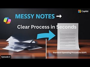 Copilot in Word: Turn Messy Notes into a Clear Process Guide