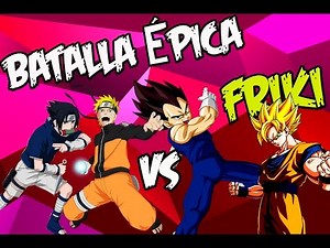 Goku & Vegeta VS Naruto & Sasuke | BATALLA DEL RAP FRIKI | Mc Energy , CarRaxX , Jay F y Saikore