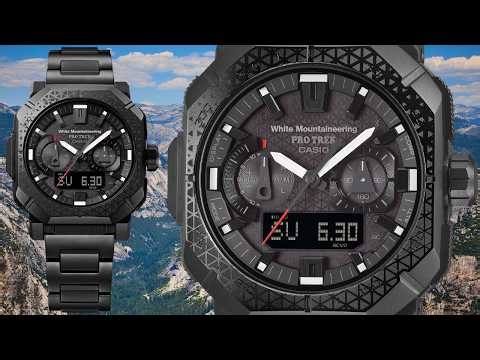Casio ProTrek PRW-B1000WM-1 White Mountaineering® Collaboration Model with Sapphire Crystal