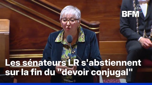 "Devoir conjugal": le Sénat adopte la loi pour y mettre fin, la droite s'est majoritairement abstenue