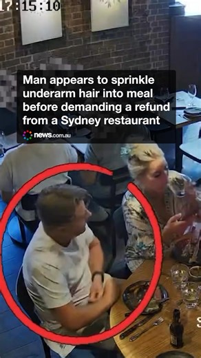 A premium Sydney restaurant has gone viral after posting footage appearing to show a customer’s horrifying act. | News.com.au