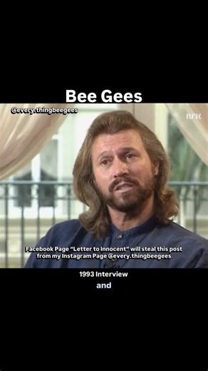 A Bee Gees Fan Page 🎶 on Instagram: "The Bee Gees in a 1993 Interview. I love when Maurice speaks about his brothers…😊 - - - #beegees #thebeegees #beegeesmusic"