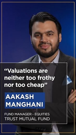 Exclusive Sneak Peek! Join Aakash Manghani, Fund Manager – Equities, in a candid conversation with Dr. Alisha Lalljee as he shares insights on market valuations, stock selection strategies, the outlook for the Indian economy, the upcoming launch of our Multi Cap Fund, and much more. Full podcast coming soon — stay tuned! #TRUSTMF #mutualfunds #mutualfundssahihai #NFO #multicap #podcast #india #economy #outlook #insights #knowledge #learning #teaser | TRUST Mutual Fund