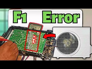 How To Fix Mini Split AC Circuit Board F1 Error Code Easily