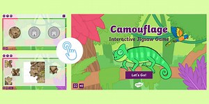 Camouflage Jigsaw Game