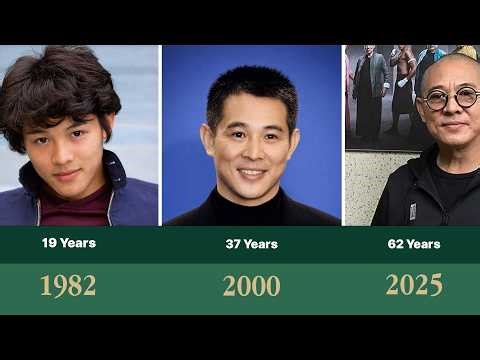 Jet li Evolution from age 19 to 62 years (1982-2025)