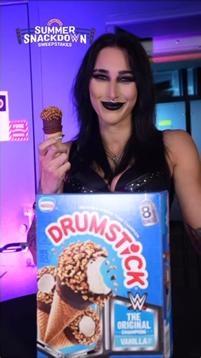 Rhea Ripley on Instagram: "Bold. Epic. And completely undefeated. That’s @drumstick . Click the link in Drumstick’s bio for your change to win epic prizes all summer long #ad"