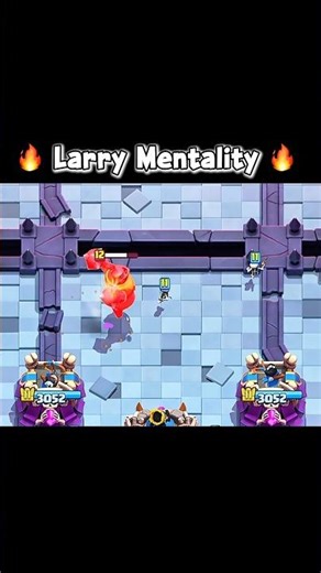Skeleton Mentality 🔥💀🥵 #clashroyale #gaming #supercell #skeleton #larry