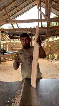 Amazing Cricket Bat Making from Waste Wood 🏏