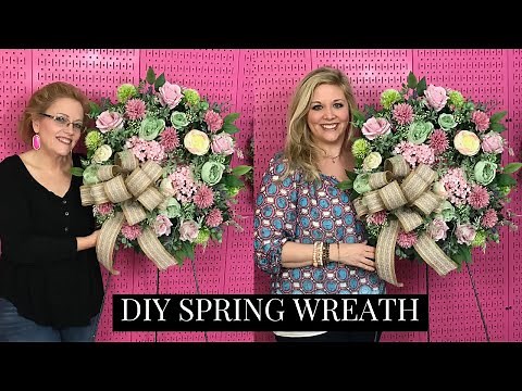 How to Make a Spring Wreath - DIY Spring Wreath